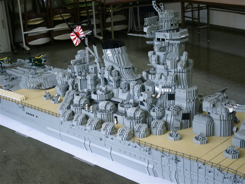 Illustration for article titled Lego Battleship Yamato Is Biggest Lego Ship Ever